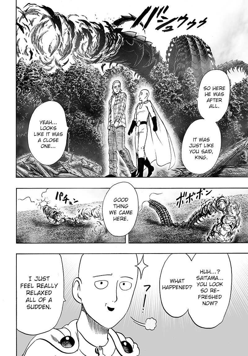 One Punch Man Manga Chapter 84 page 128 - Escalation scene