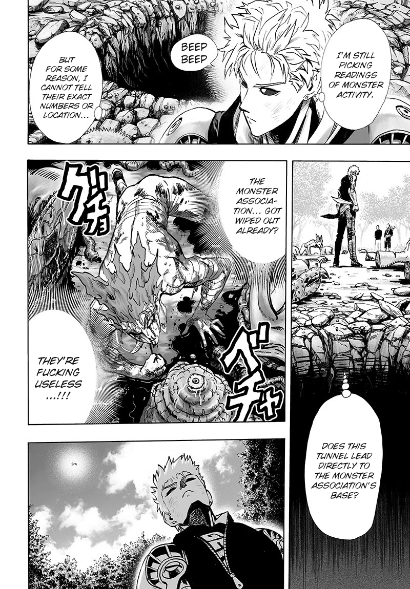 One Punch Man Manga Chapter 84 page 18 - Escalation scene