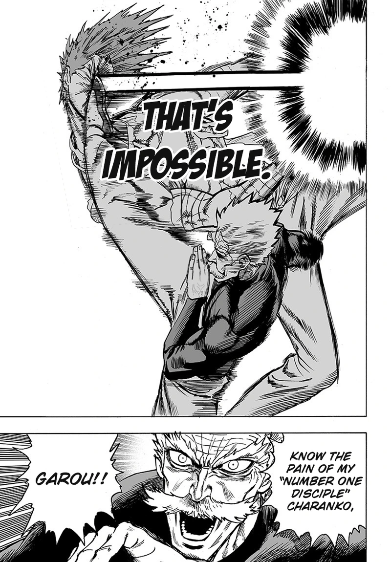 One Punch Man Manga Chapter 84 page 23 - Escalation scene