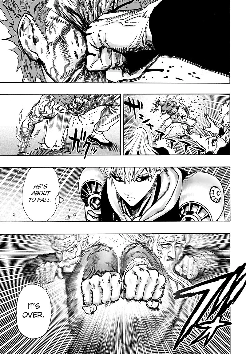 One Punch Man Manga Chapter 84 page 33 - Escalation scene