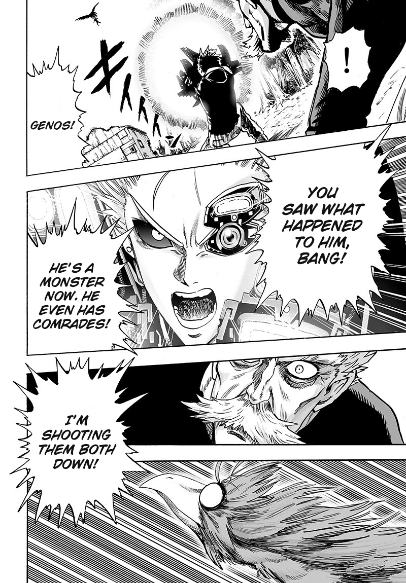 One Punch Man Manga Chapter 84 page 43 - Escalation scene