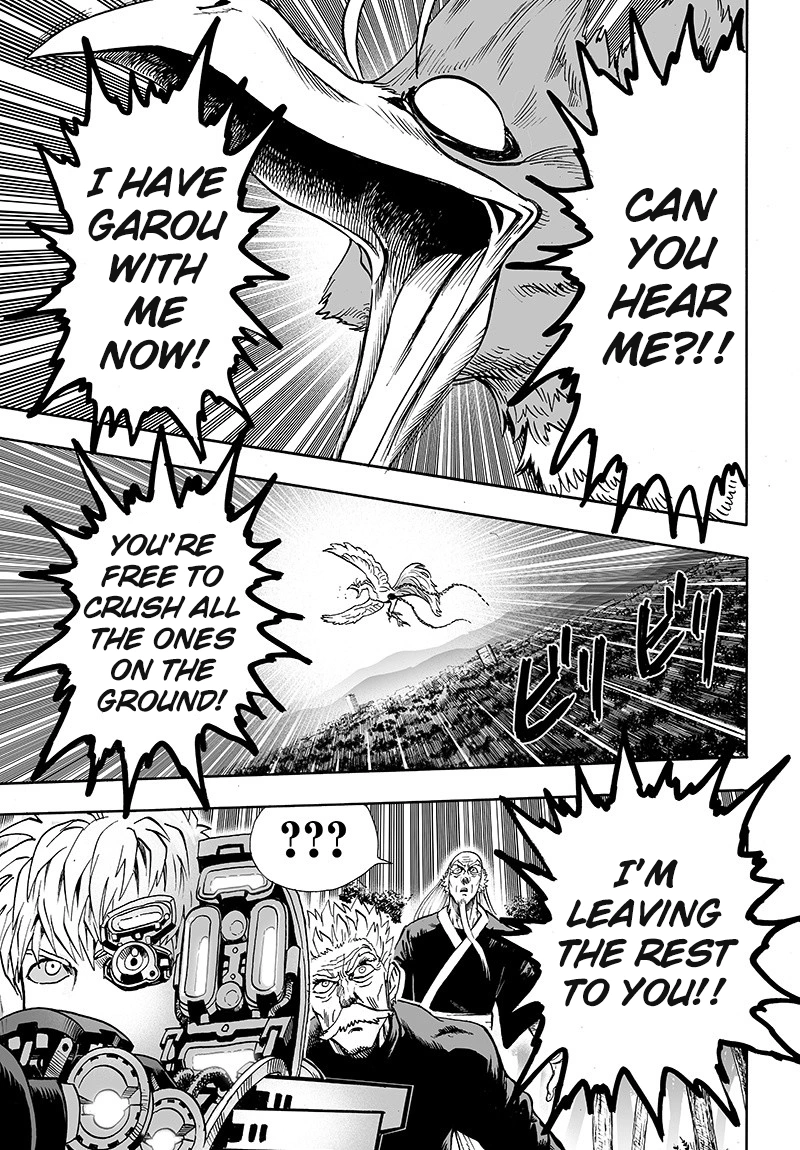 One Punch Man Manga Chapter 84 page 44 - Escalation scene
