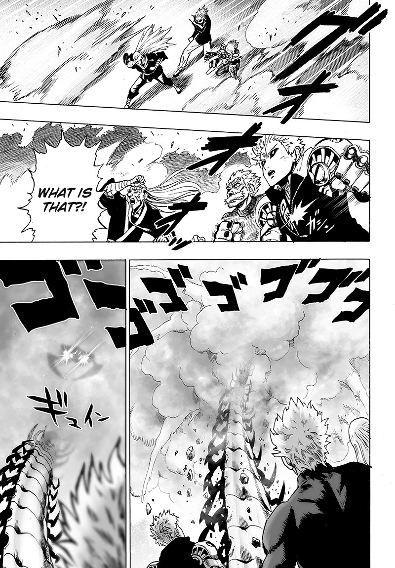 One Punch Man Manga Chapter 84 page 49 - Escalation scene