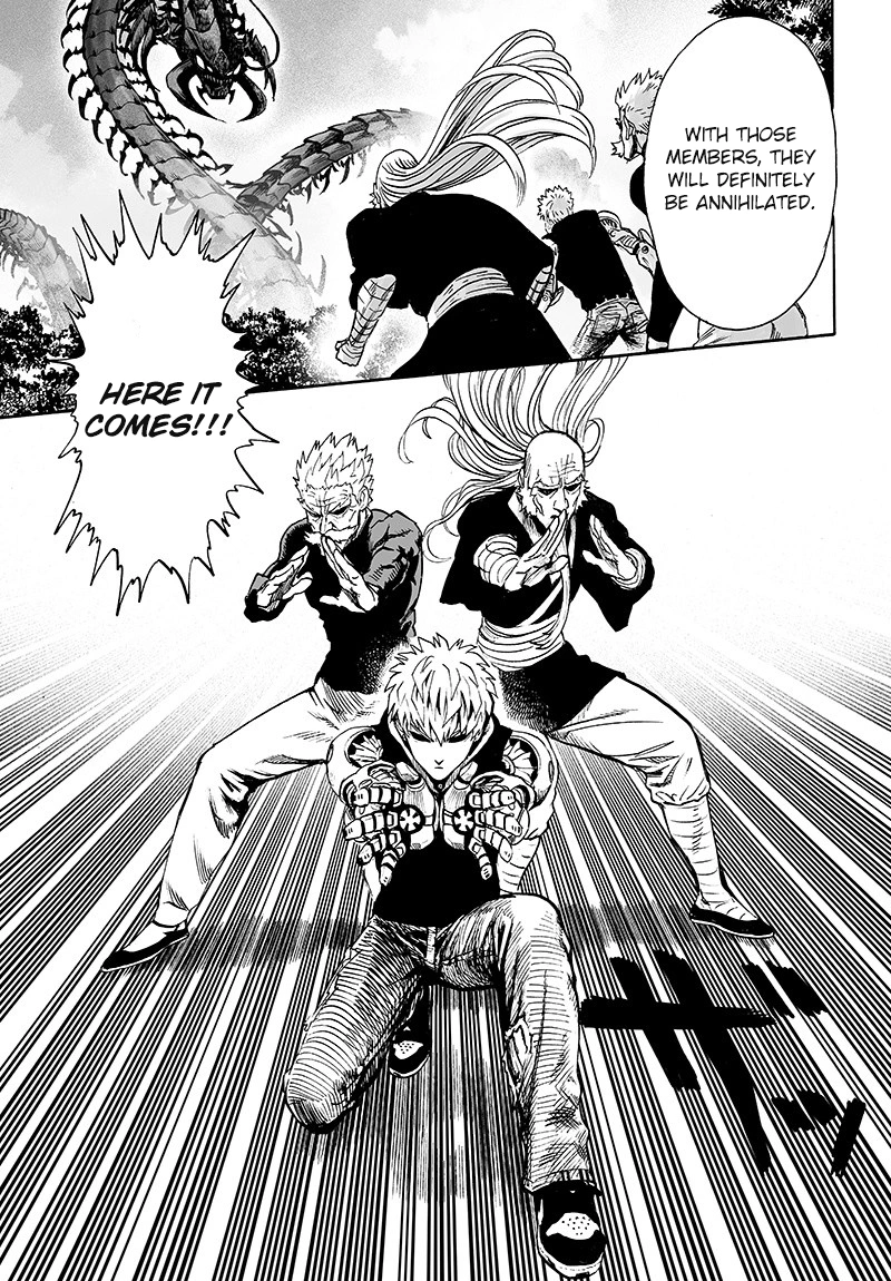 One Punch Man Manga Chapter 84 page 64 - Escalation scene