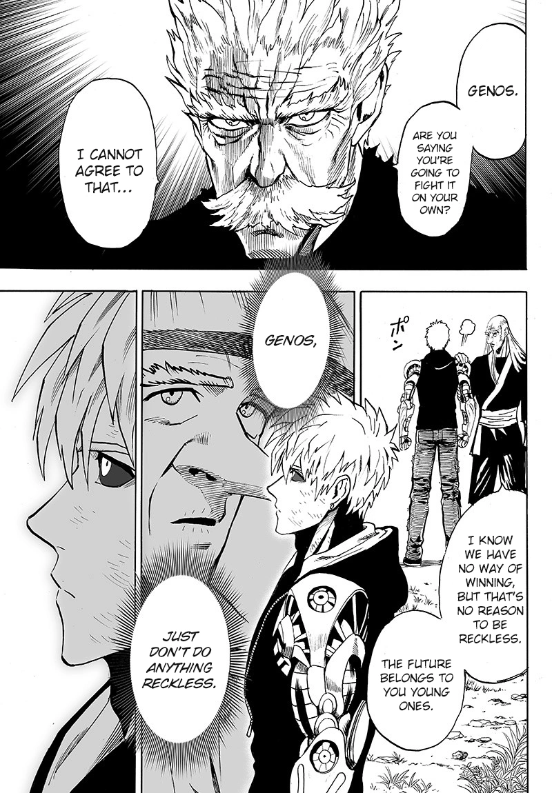 One Punch Man Manga Chapter 84 page 81 - Escalation scene