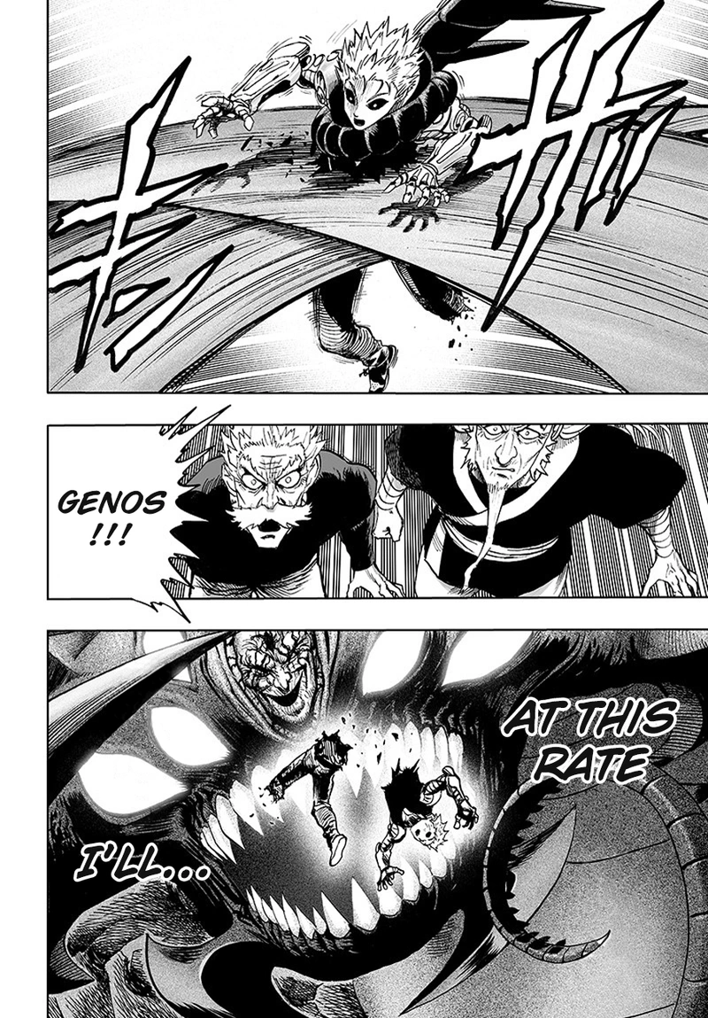 One Punch Man Manga Chapter 84 page 94 - Escalation scene