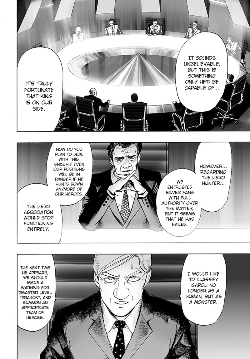 One Punch Man Manga Chapter 85 page 2 - Is it Because I'm Caped Baldy? scene