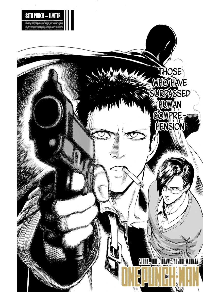 One Punch Man Manga Chapter 88 page 1 - Limiter scene
