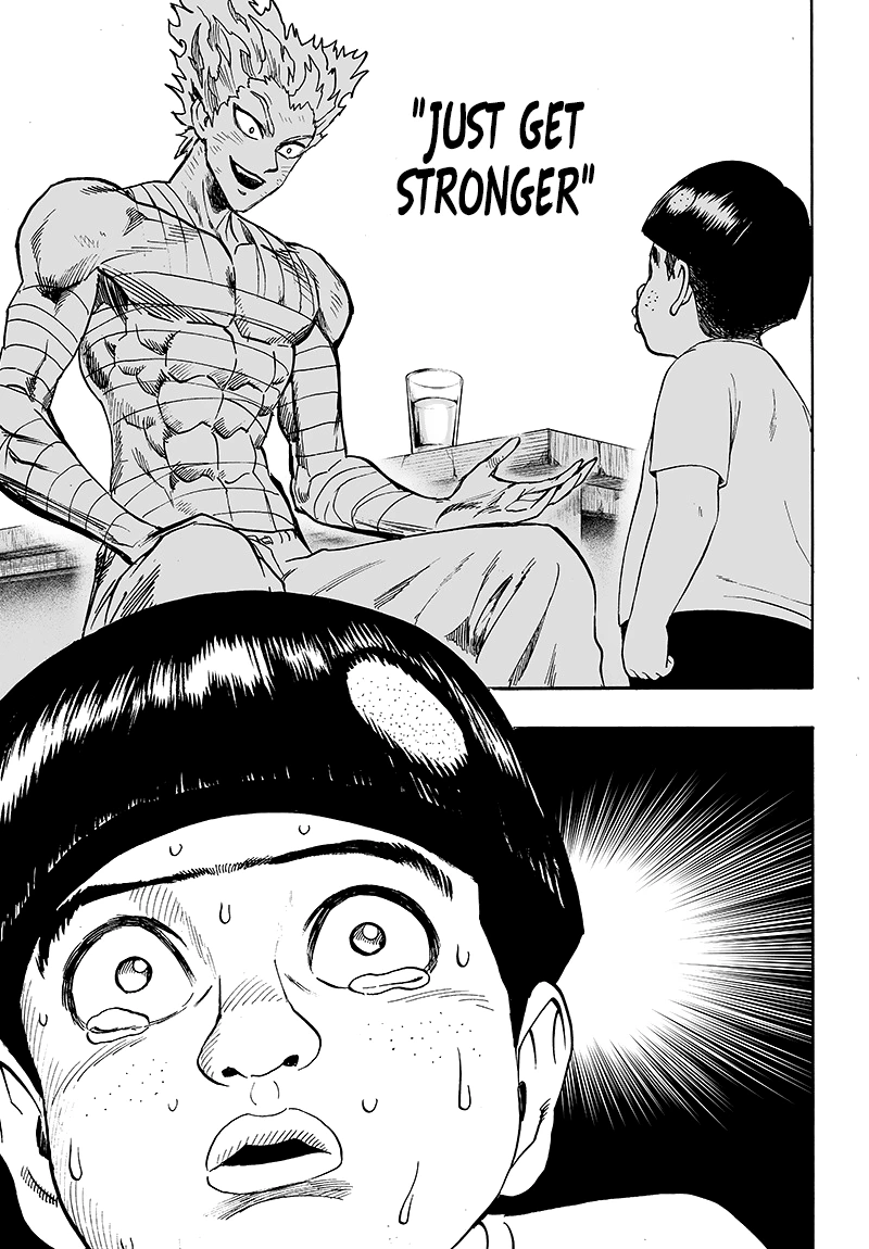 One Punch Man Manga Chapter 88 page 10 - Limiter scene