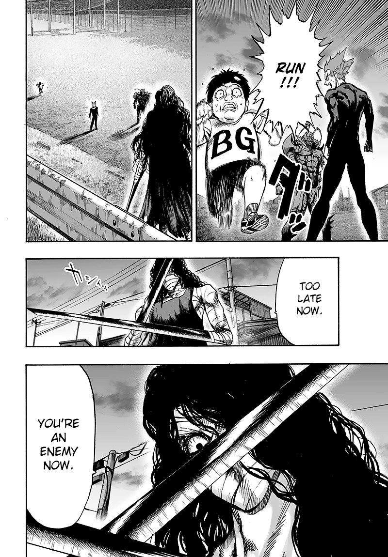One Punch Man Manga Chapter 88 page 17 - Limiter scene