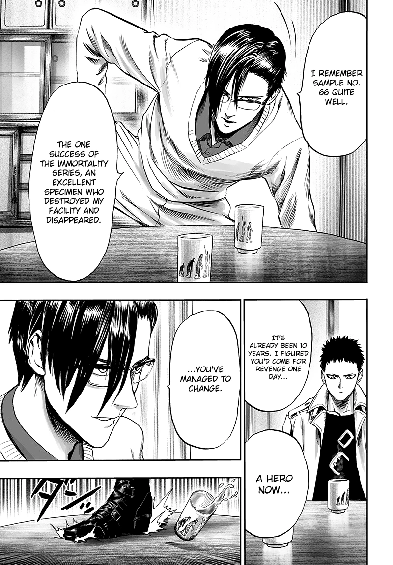 One Punch Man Manga Chapter 88 page 32 - Limiter scene