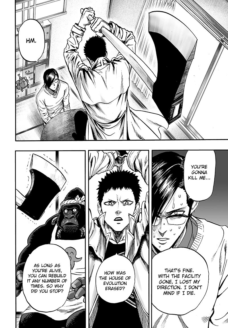 One Punch Man Manga Chapter 88 page 33 - Limiter scene