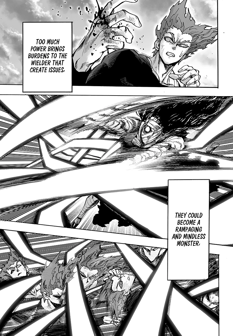 One Punch Man Manga Chapter 88 page 36 - Limiter scene