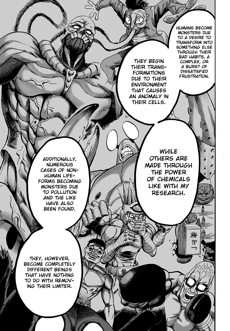 One Punch Man Manga Chapter 88 page 44 - Limiter scene
