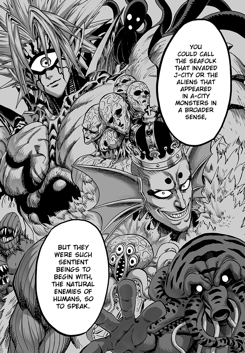 One Punch Man Manga Chapter 88 page 45 - Limiter scene