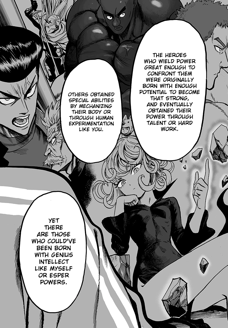 One Punch Man Manga Chapter 88 page 46 - Limiter scene