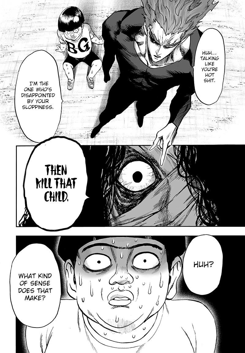 One Punch Man Manga Chapter 88 page 5 - Limiter scene