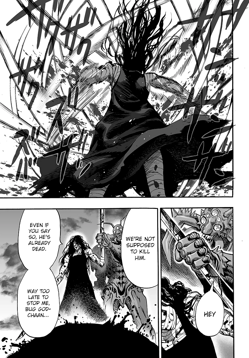 One Punch Man Manga Chapter 88 page 58 - Limiter scene