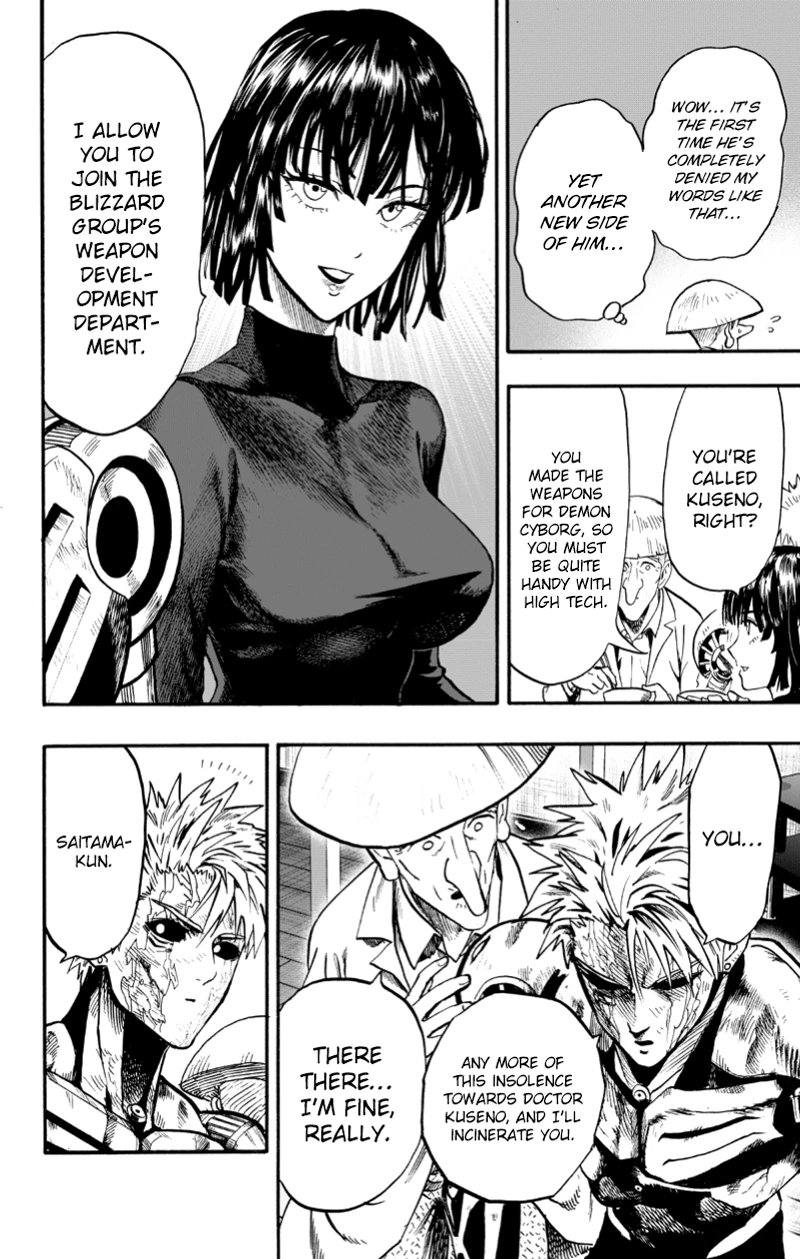 One Punch Man Manga Chapter 89 page 98 - Hotpot scene