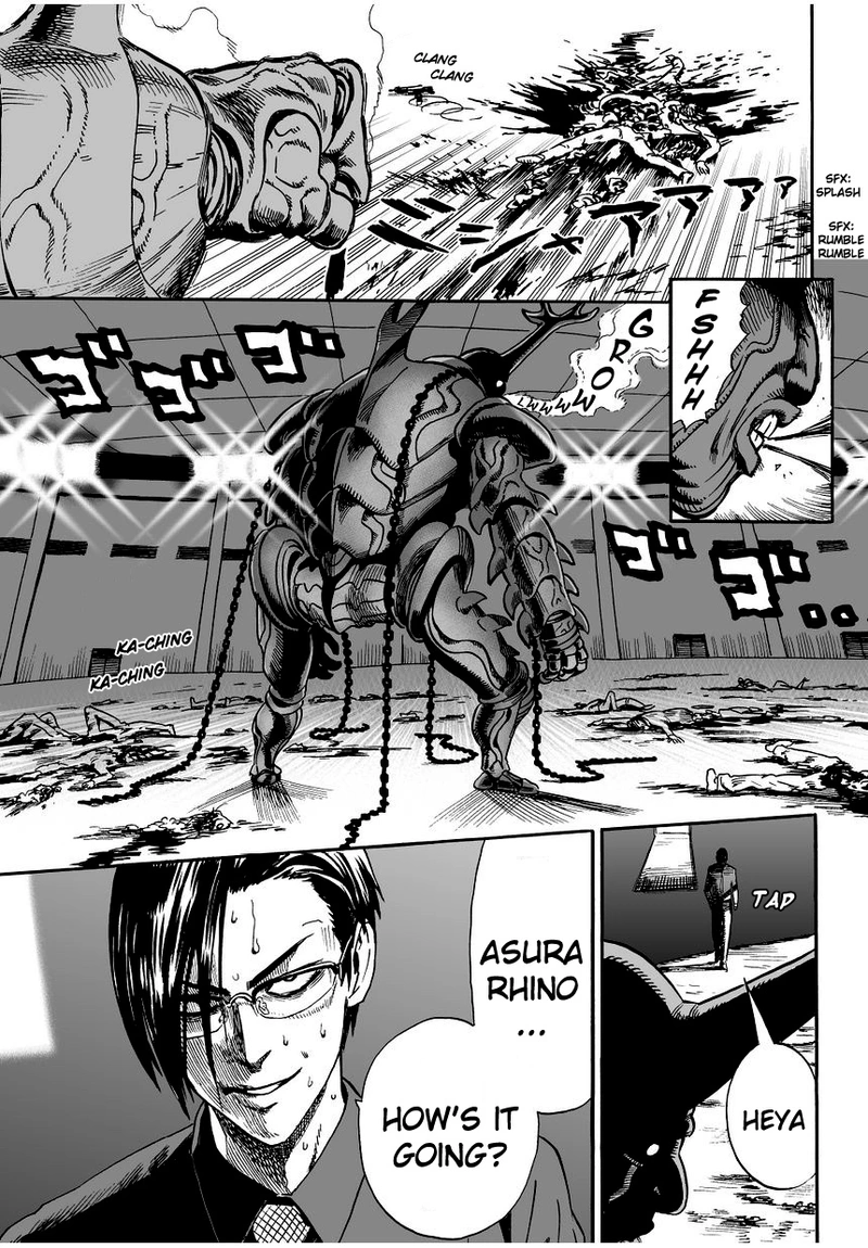 One Punch Man Manga Chapter 9 page 19 - House of Evolution scene