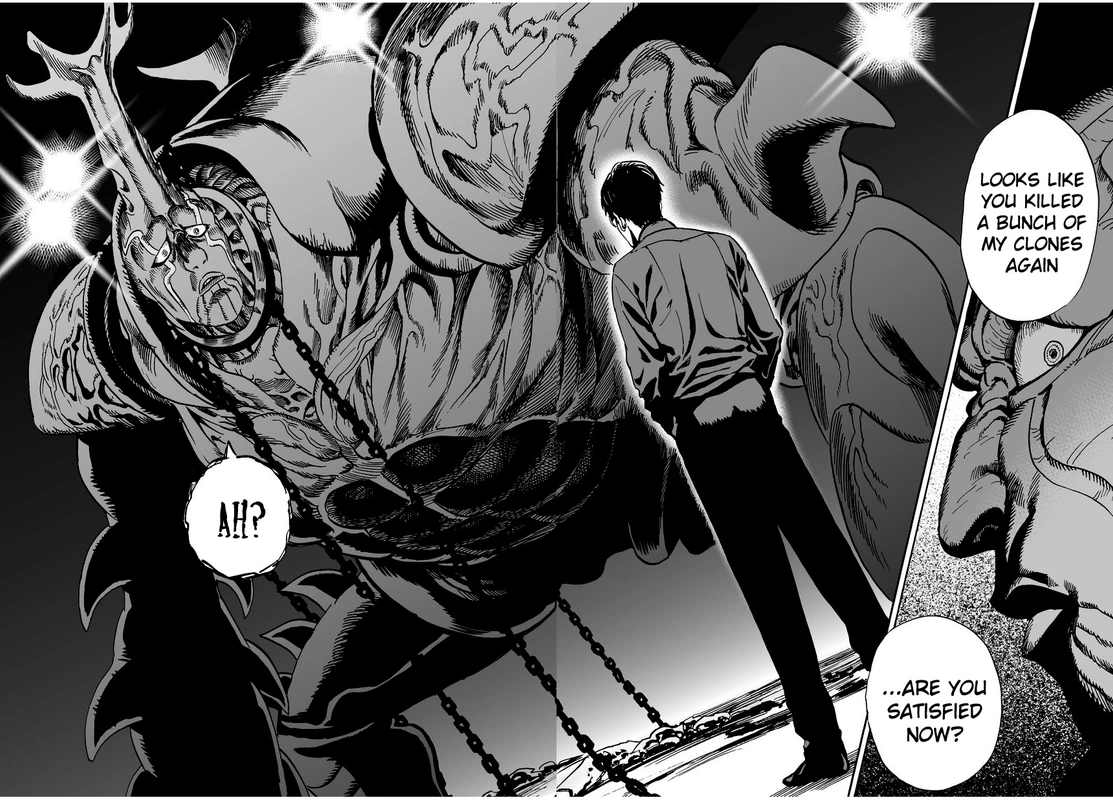 One Punch Man Manga Chapter 9 page 20 - House of Evolution scene