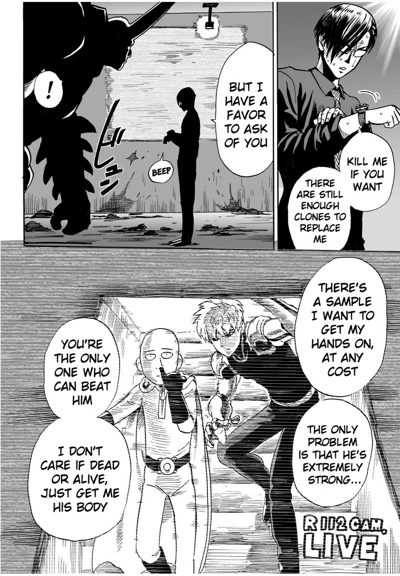 One Punch Man Manga Chapter 9 page 23 - House of Evolution scene
