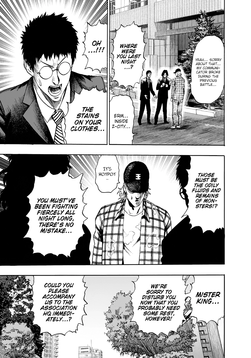 One Punch Man Manga Chapter 90 page 12 - Because I'm a Monster scene