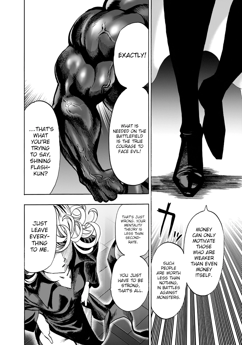 One Punch Man Manga Chapter 90 page 17 - Because I'm a Monster scene