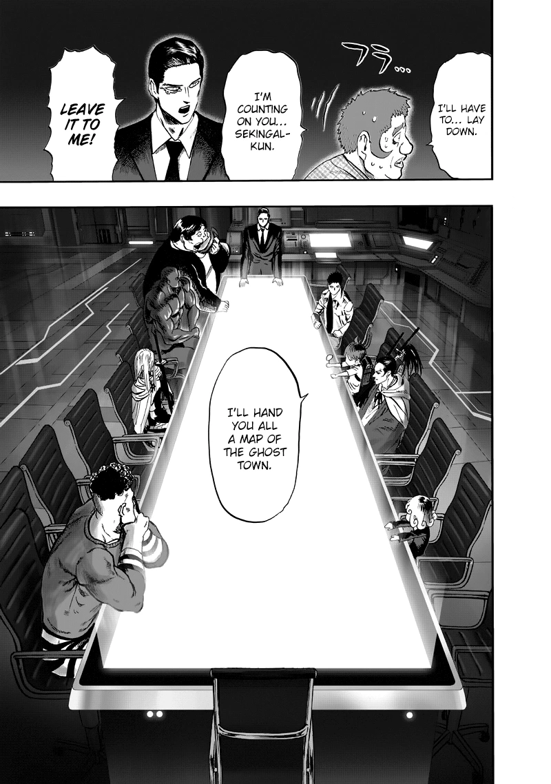 One Punch Man Manga Chapter 90 page 21 - Because I'm a Monster scene