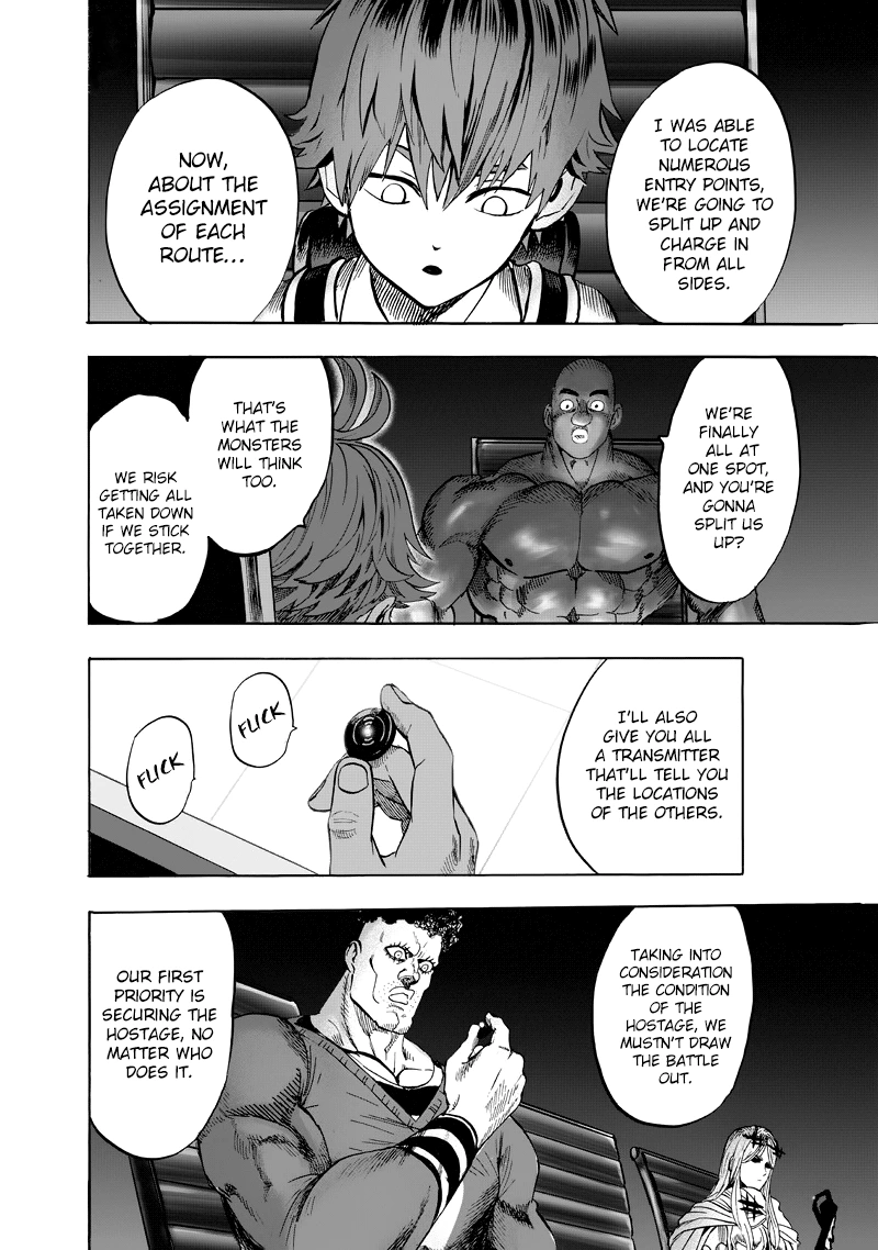 One Punch Man Manga Chapter 90 page 22 - Because I'm a Monster scene