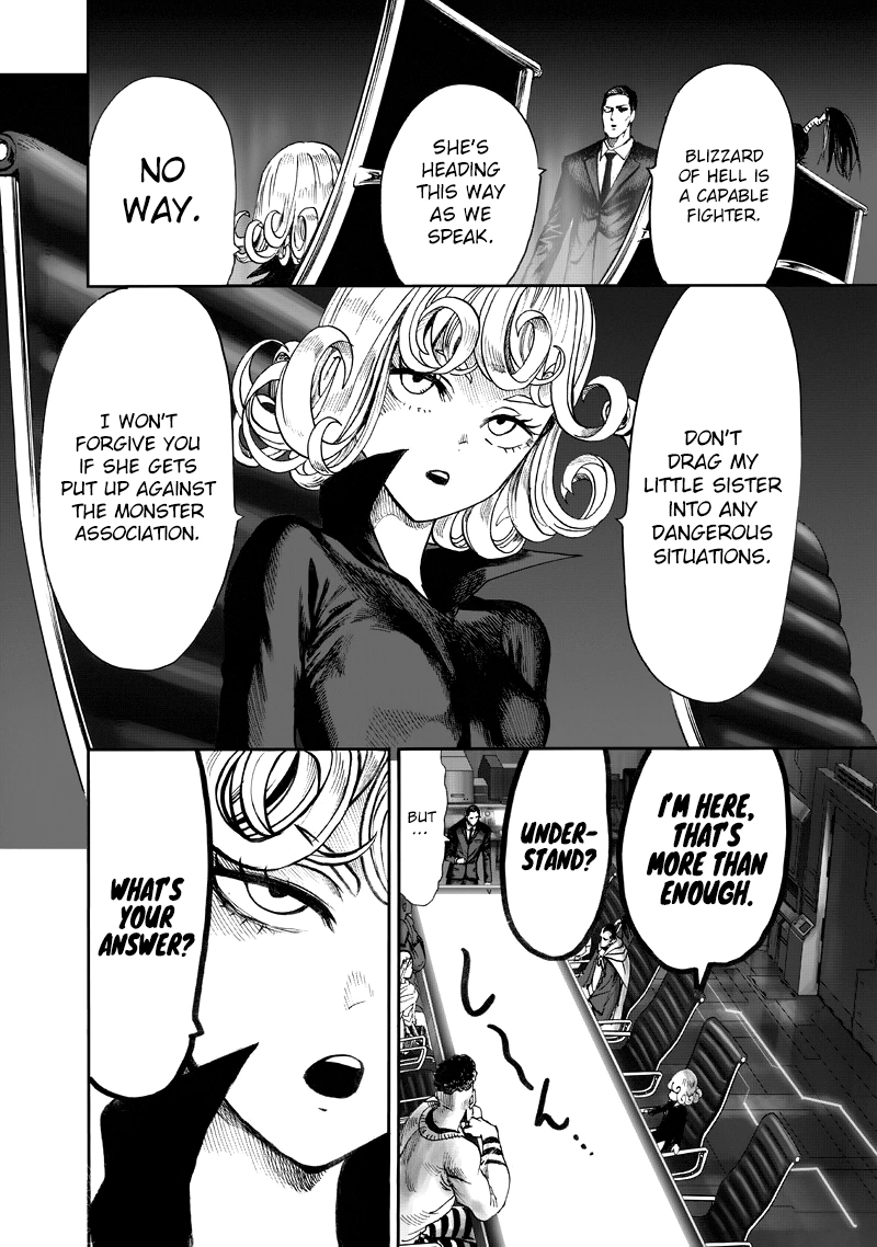 One Punch Man Manga Chapter 90 page 24 - Because I'm a Monster scene