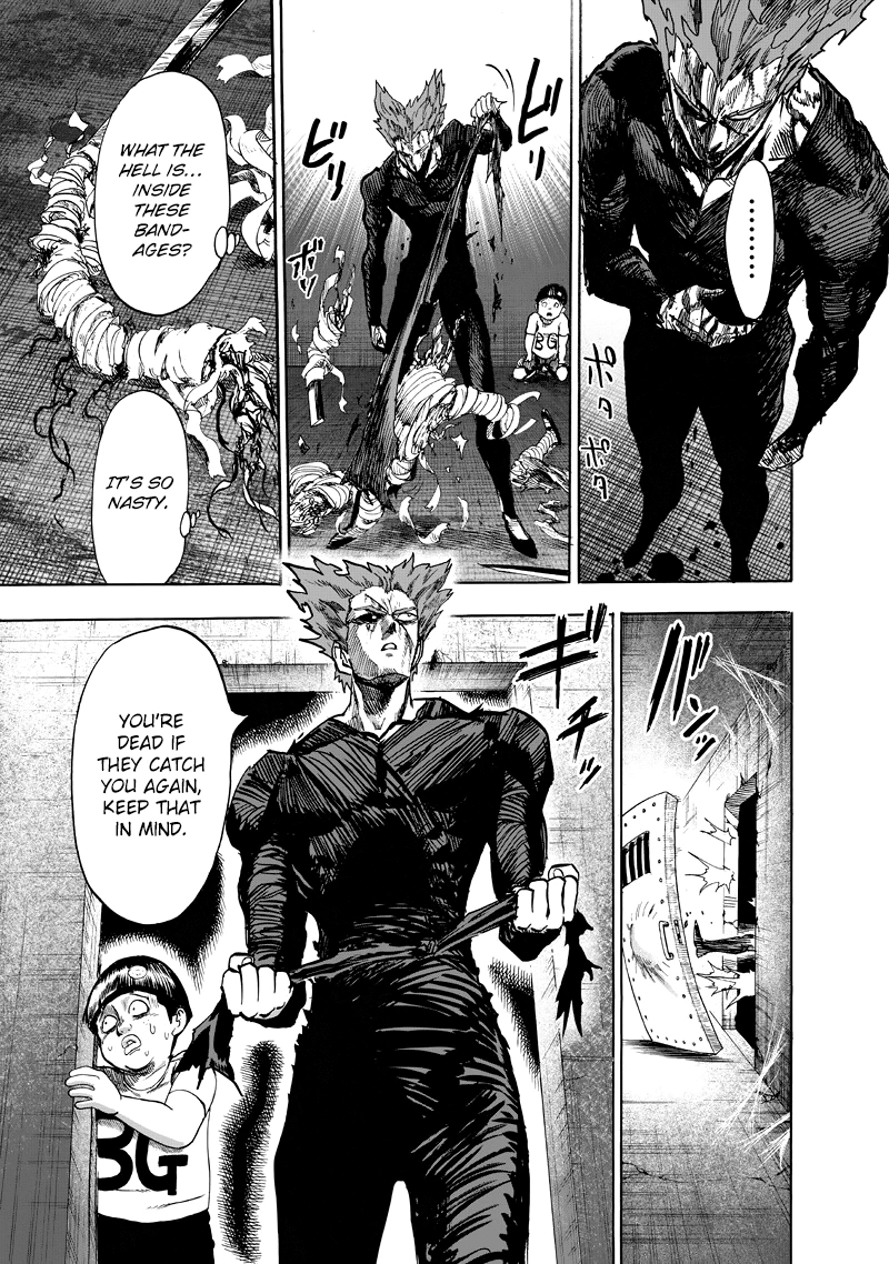 One Punch Man Manga Chapter 90 page 39 - Because I'm a Monster scene