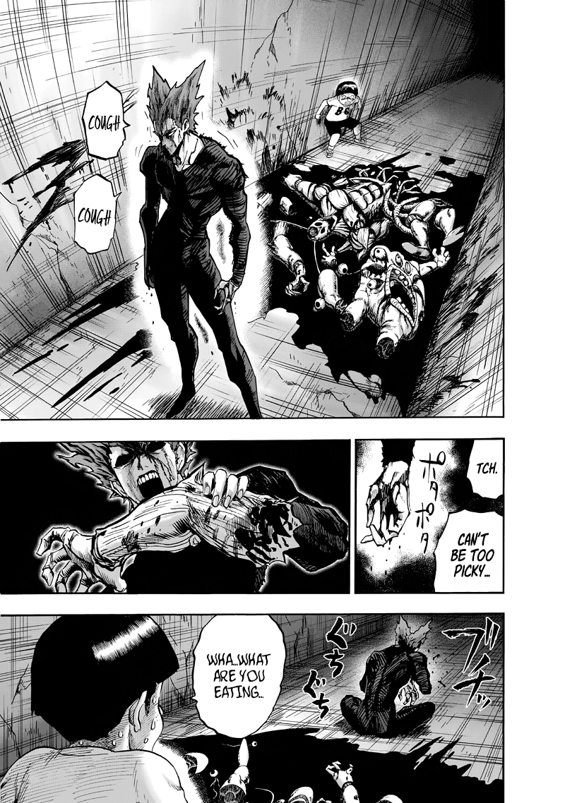 One Punch Man Manga Chapter 90 page 41 - Because I'm a Monster scene