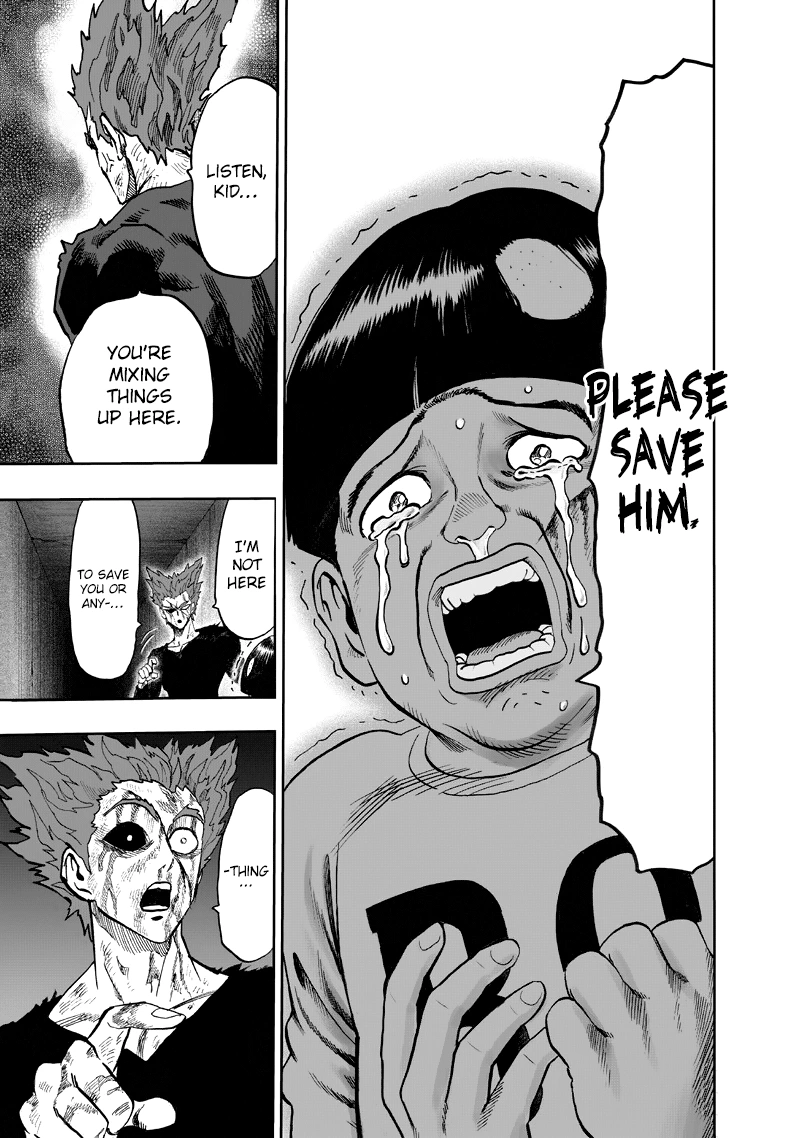 One Punch Man Manga Chapter 90 page 45 - Because I'm a Monster scene