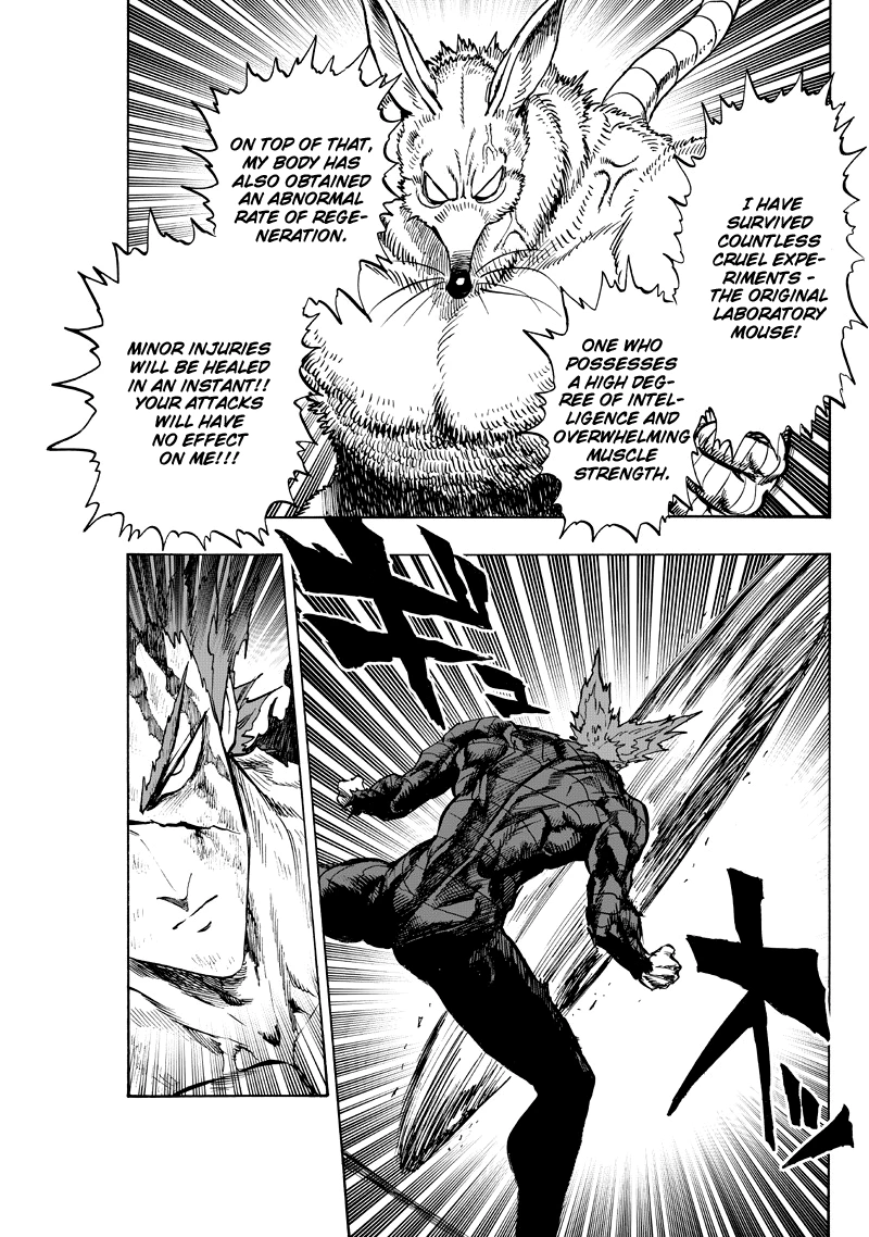 One Punch Man Manga Chapter 91 page 11 - Rover scene