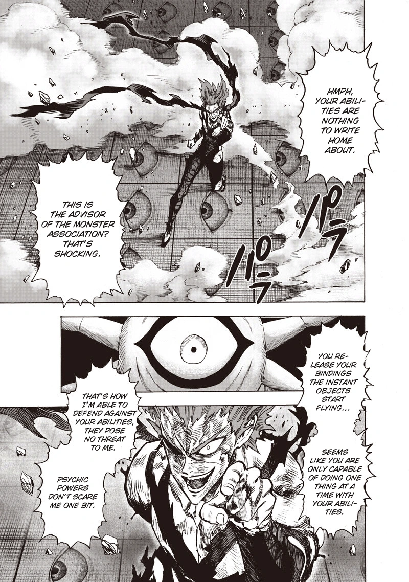 One Punch Man Manga Chapter 92 page 17 - Manhole scene