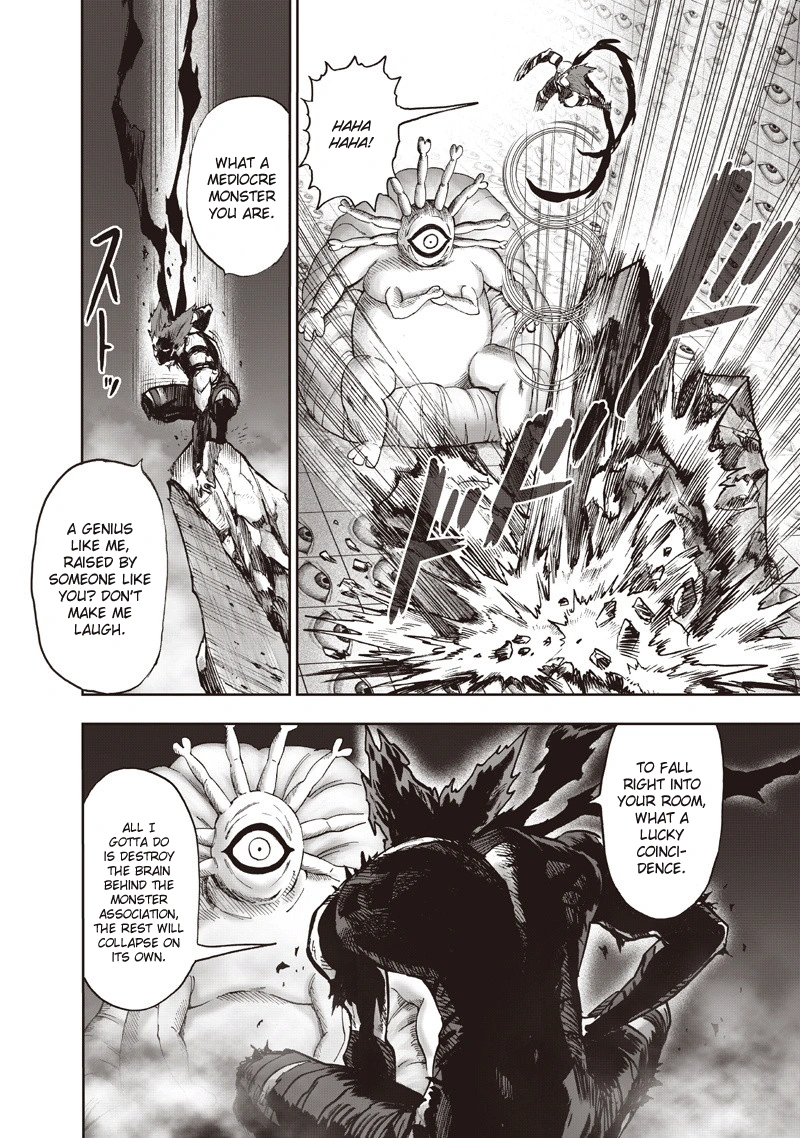 One Punch Man Manga Chapter 92 page 18 - Manhole scene