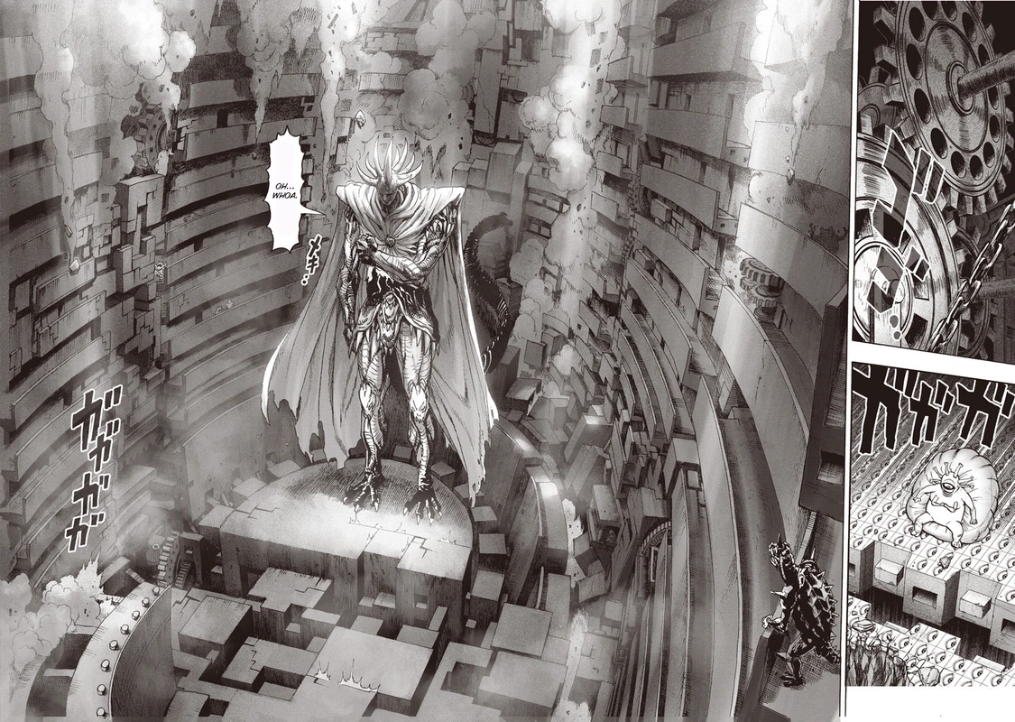One Punch Man Manga Chapter 92 page 24 - Manhole scene