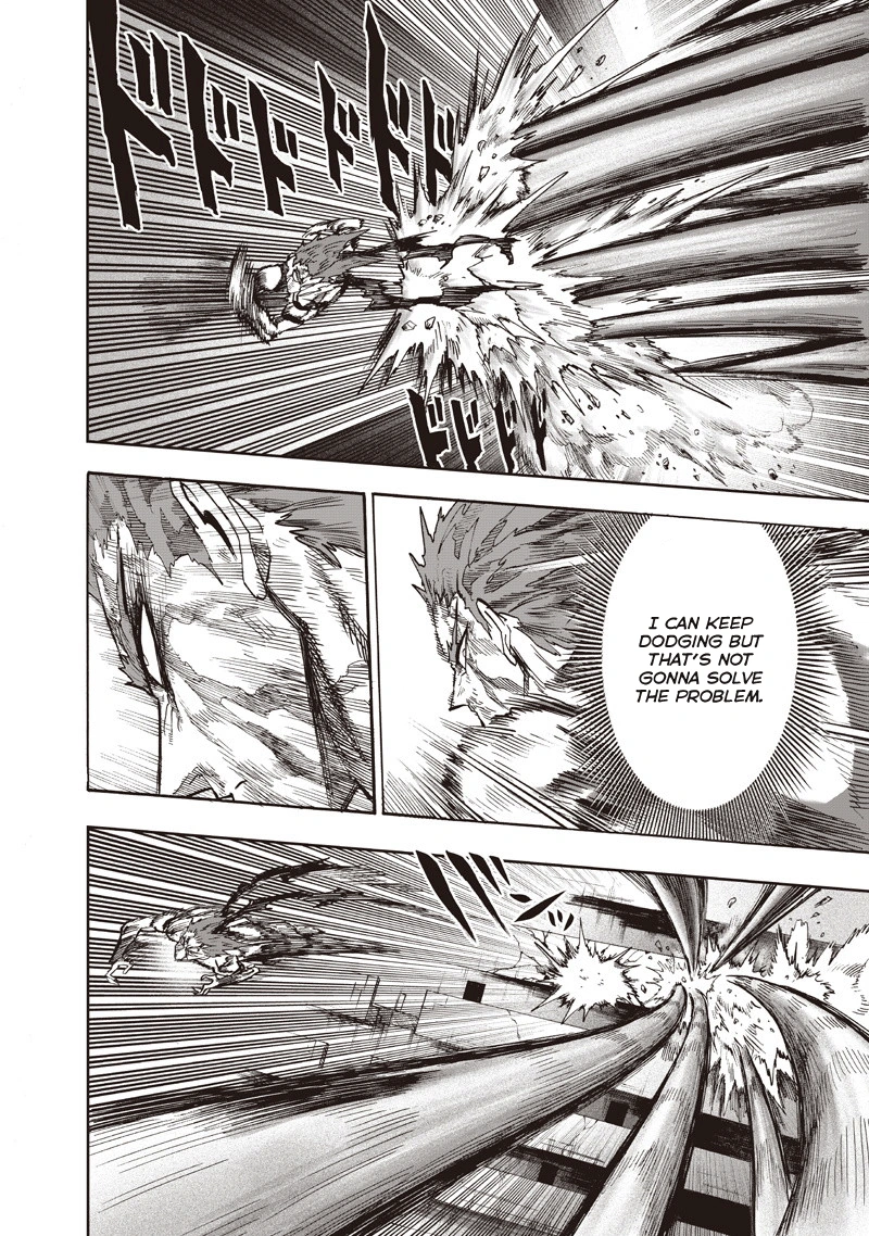 One Punch Man Manga Chapter 92 page 38 - Manhole scene