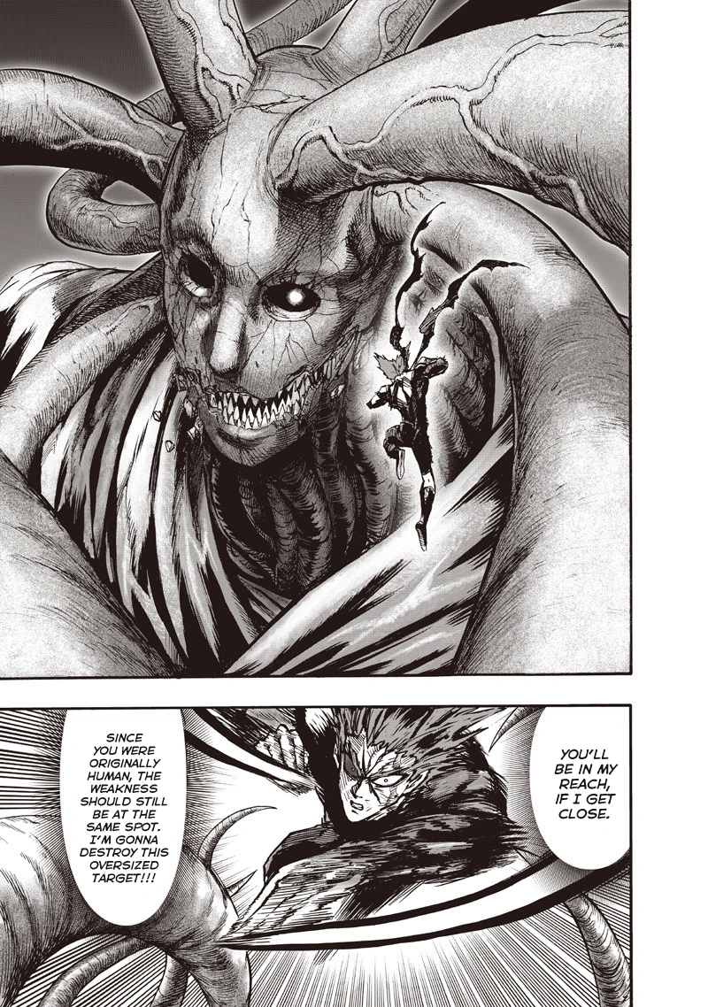 One Punch Man Manga Chapter 92 page 39 - Manhole scene