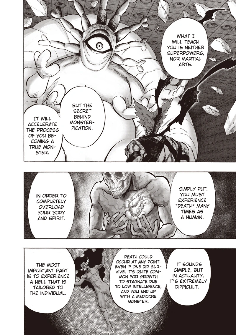 One Punch Man Manga Chapter 92 page 4 - Manhole scene