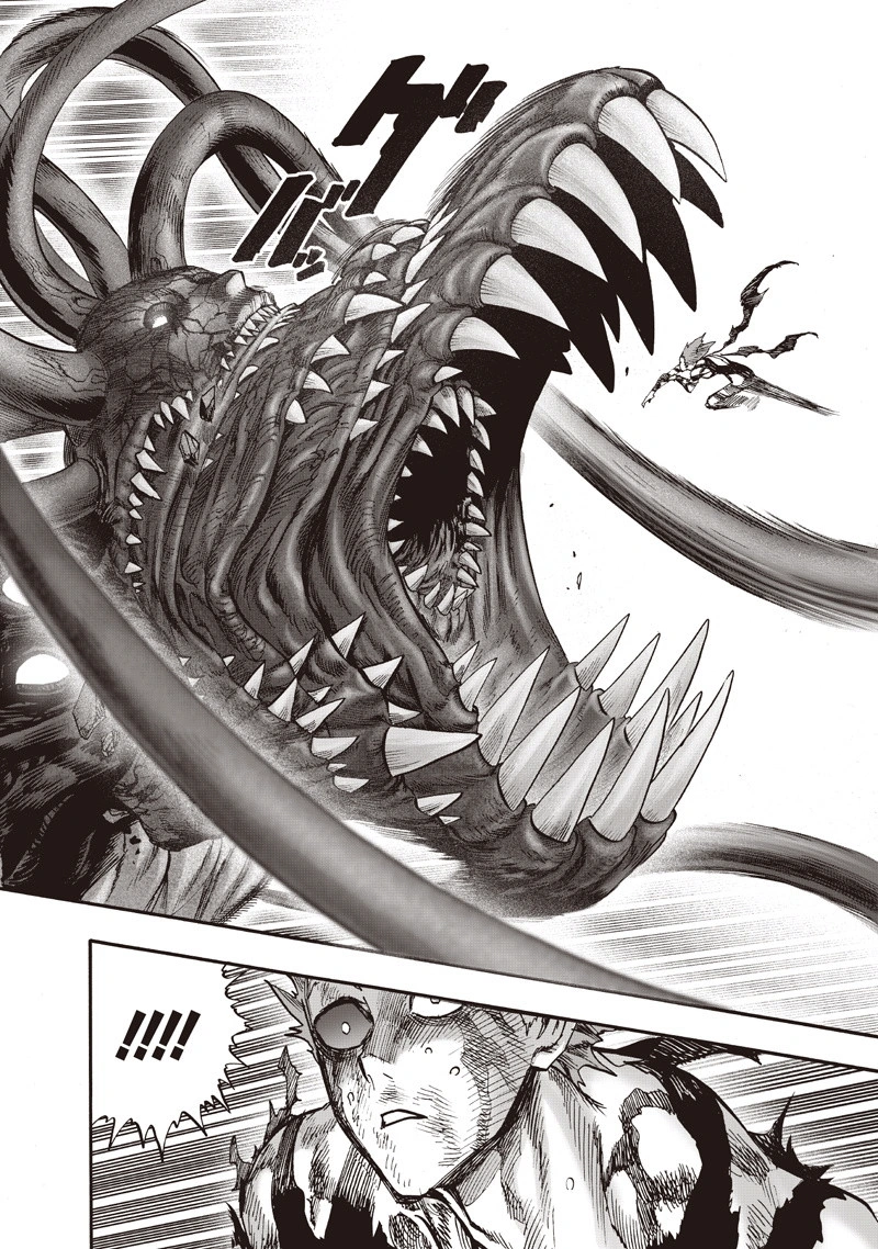 One Punch Man Manga Chapter 92 page 40 - Manhole scene