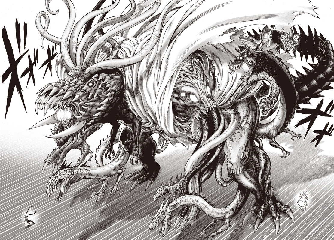 One Punch Man Manga Chapter 92 page 43 - Manhole scene