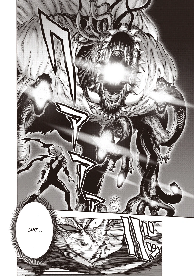 One Punch Man Manga Chapter 92 page 45 - Manhole scene