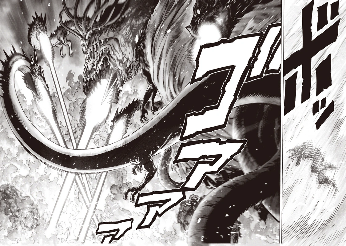 One Punch Man Manga Chapter 92 page 46 - Manhole scene