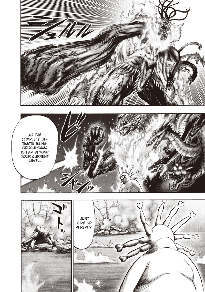 One Punch Man Manga Chapter 92 page 55 - Manhole scene