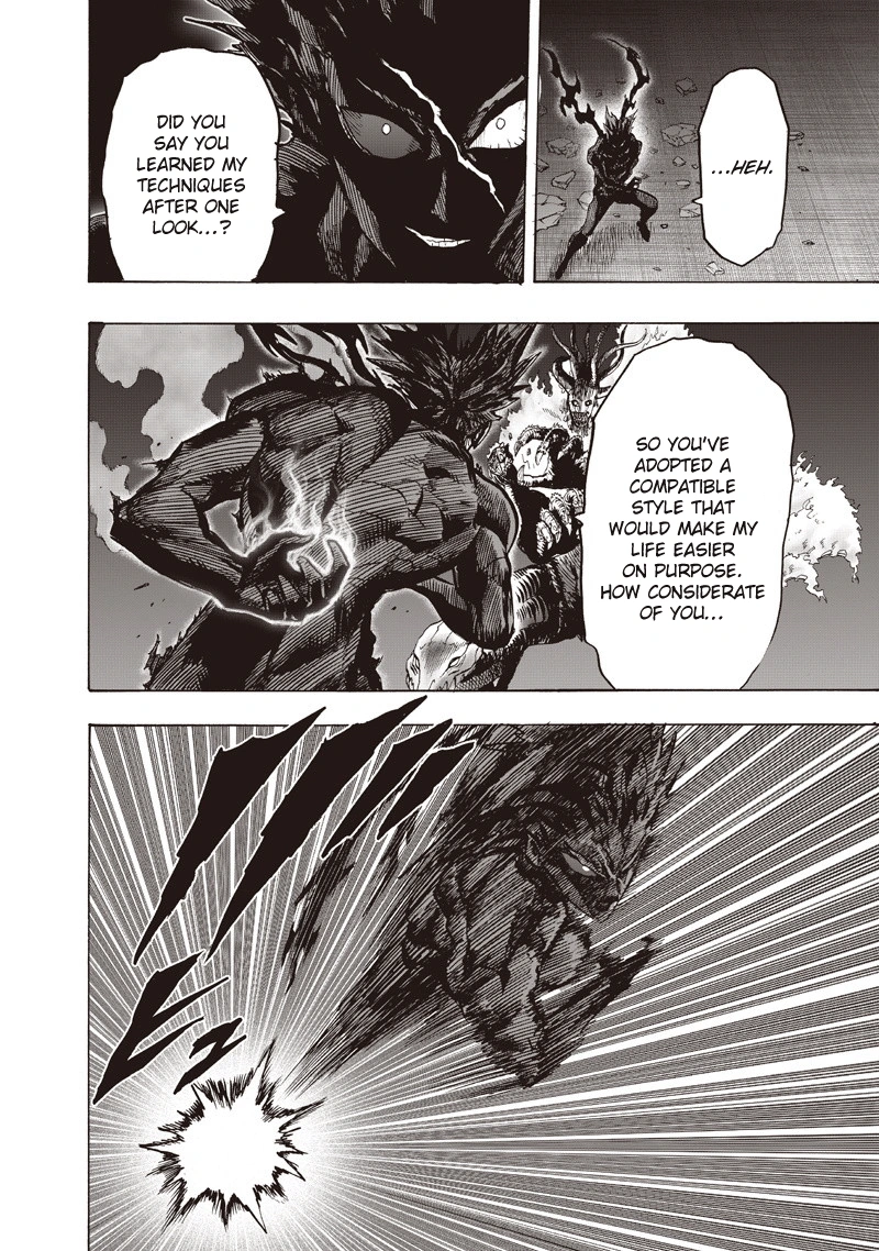 One Punch Man Manga Chapter 92 page 63 - Manhole scene