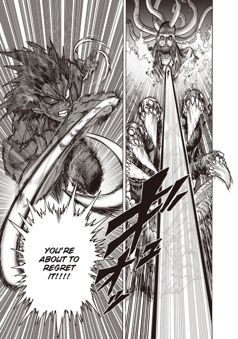 One Punch Man Manga Chapter 92 page 64 - Manhole scene