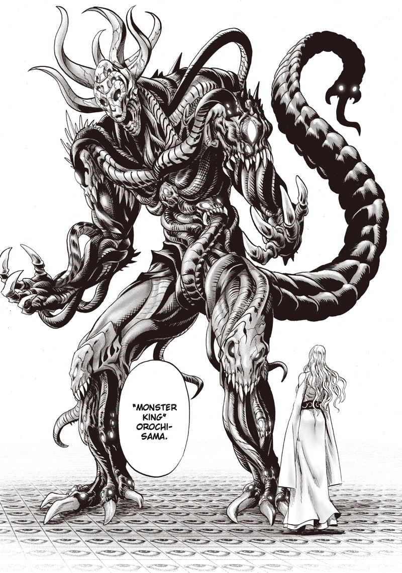 One Punch Man Manga Chapter 92 page 8 - Manhole scene
