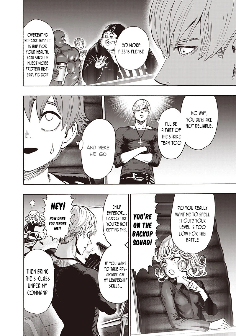 One Punch Man Manga Chapter 93 page 18 - Let's Go! scene
